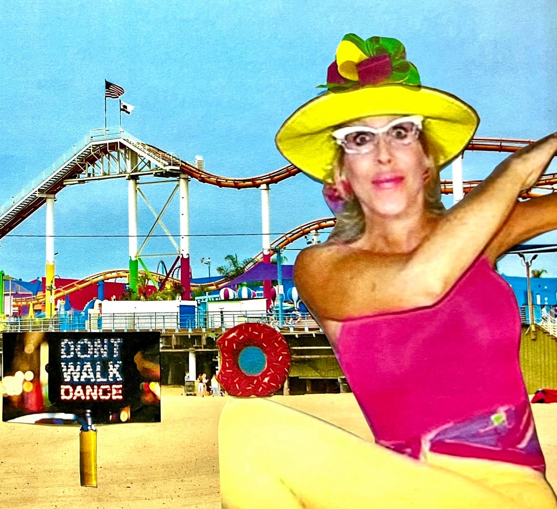 Dottie Dexter Santa Monica Beach, Love and Peace Dance Walking Tours!